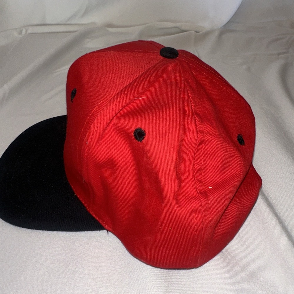 Vintage Firestone Farm Tires - Hat Cap - Red Black - Snapback - Picture 2 of 7